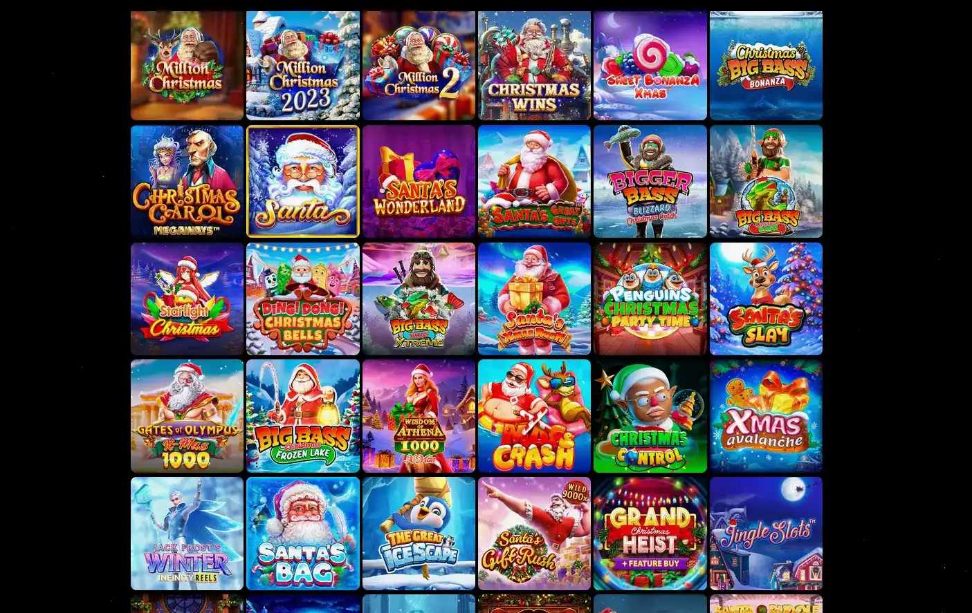 Интерфейс игрового зала Monro casino с множеством слотов